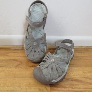 Keen Rose Mary Jane Shoes Athletic Sandals Tan 9.5
